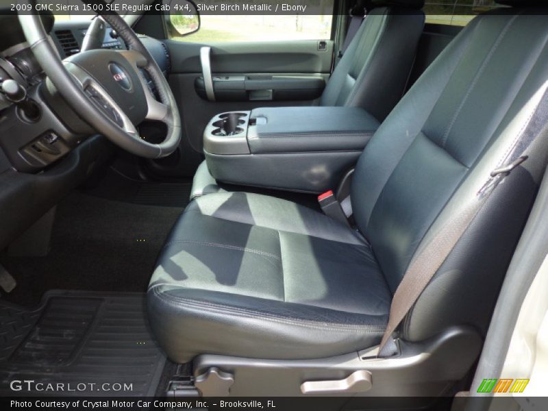 Silver Birch Metallic / Ebony 2009 GMC Sierra 1500 SLE Regular Cab 4x4