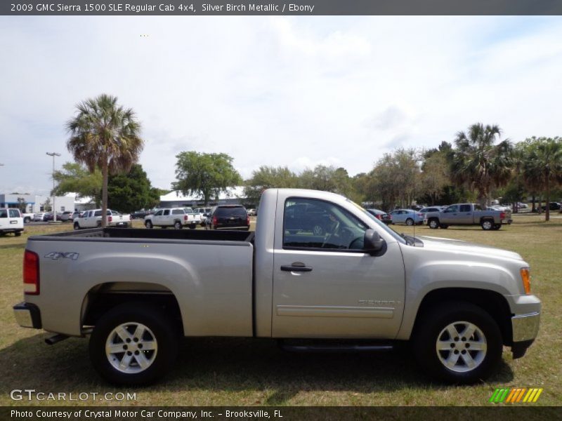 Silver Birch Metallic / Ebony 2009 GMC Sierra 1500 SLE Regular Cab 4x4