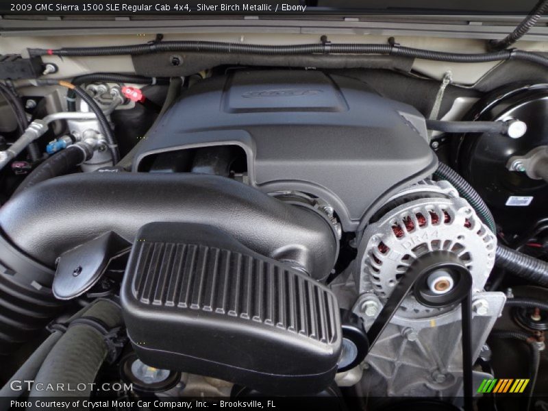 Silver Birch Metallic / Ebony 2009 GMC Sierra 1500 SLE Regular Cab 4x4