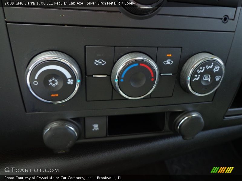 Silver Birch Metallic / Ebony 2009 GMC Sierra 1500 SLE Regular Cab 4x4