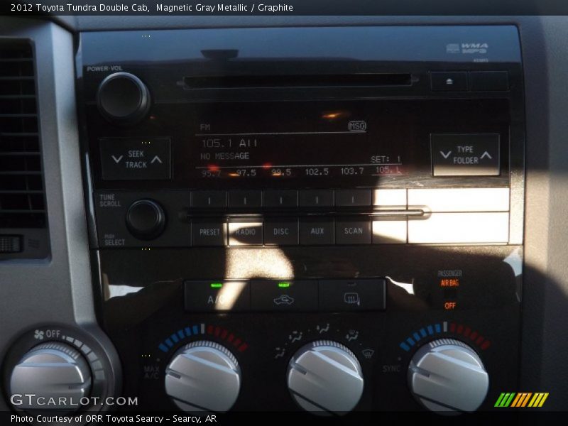 Magnetic Gray Metallic / Graphite 2012 Toyota Tundra Double Cab