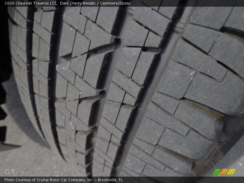 Dark Cherry Metallic / Cashmere/Ebony 2009 Chevrolet Traverse LTZ