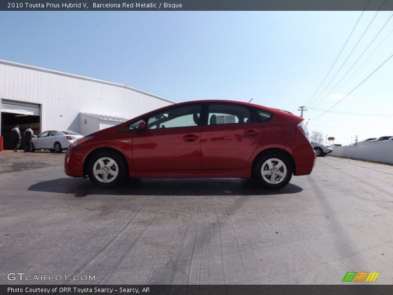 Barcelona Red Metallic / Bisque 2010 Toyota Prius Hybrid V