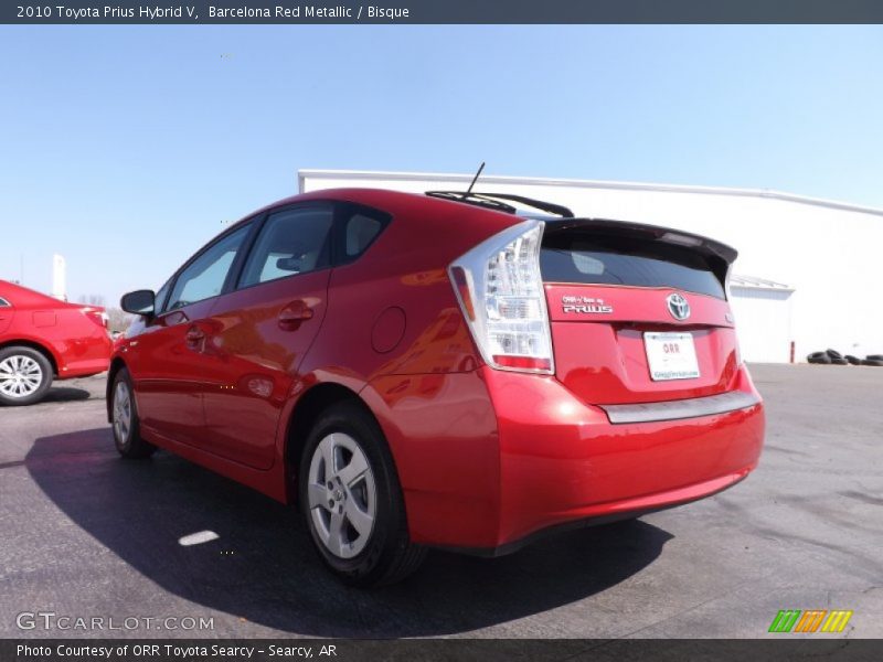 Barcelona Red Metallic / Bisque 2010 Toyota Prius Hybrid V