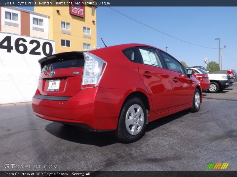 Barcelona Red Metallic / Bisque 2010 Toyota Prius Hybrid V