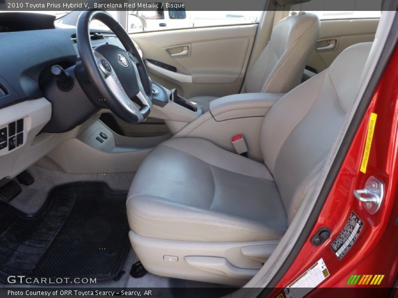 Barcelona Red Metallic / Bisque 2010 Toyota Prius Hybrid V
