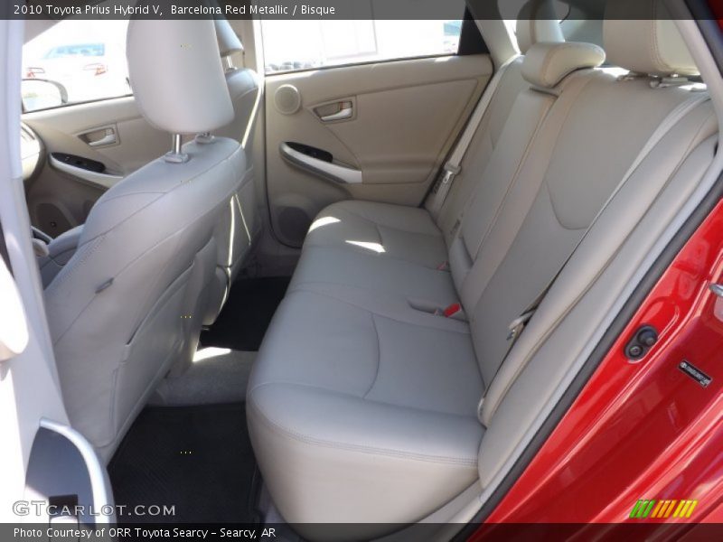 Barcelona Red Metallic / Bisque 2010 Toyota Prius Hybrid V