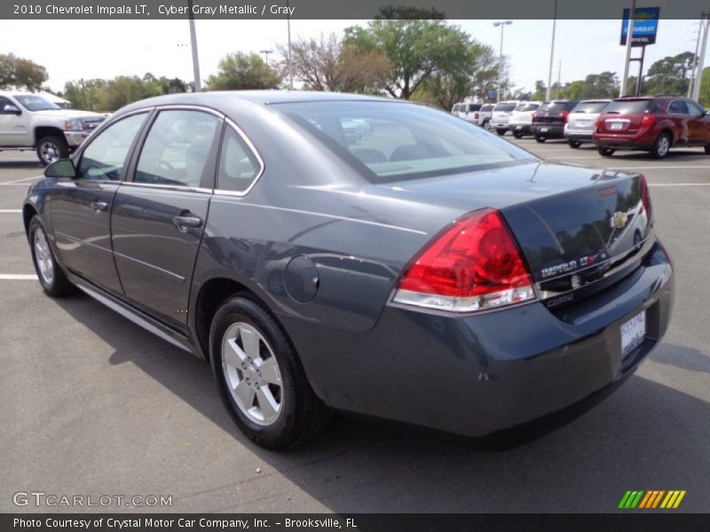 Cyber Gray Metallic / Gray 2010 Chevrolet Impala LT