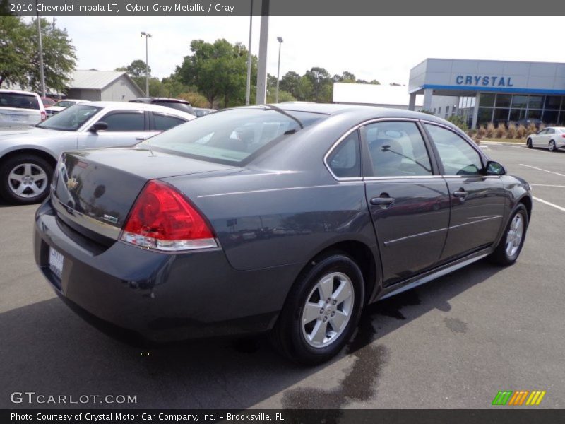 Cyber Gray Metallic / Gray 2010 Chevrolet Impala LT