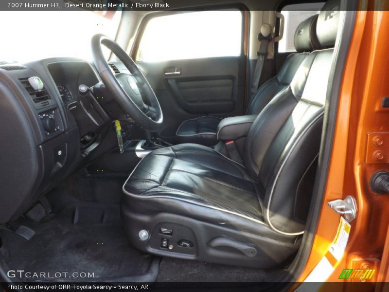 Desert Orange Metallic / Ebony Black 2007 Hummer H3