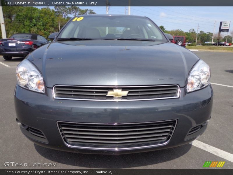 Cyber Gray Metallic / Gray 2010 Chevrolet Impala LT
