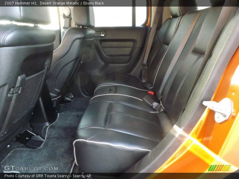 Desert Orange Metallic / Ebony Black 2007 Hummer H3