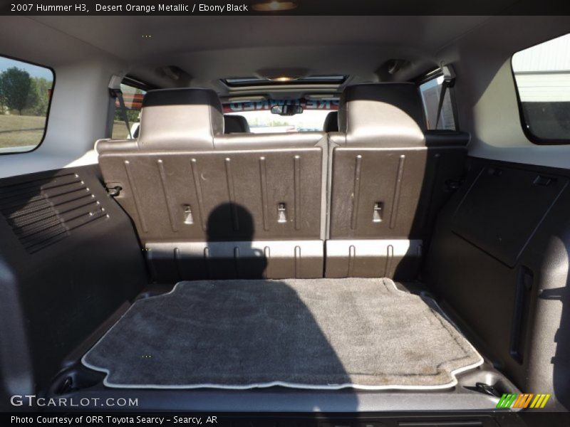 Desert Orange Metallic / Ebony Black 2007 Hummer H3