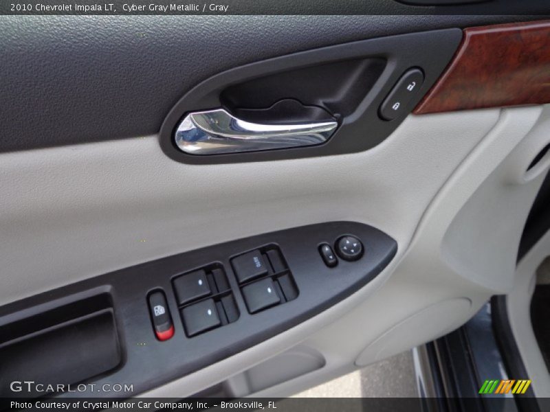 Cyber Gray Metallic / Gray 2010 Chevrolet Impala LT