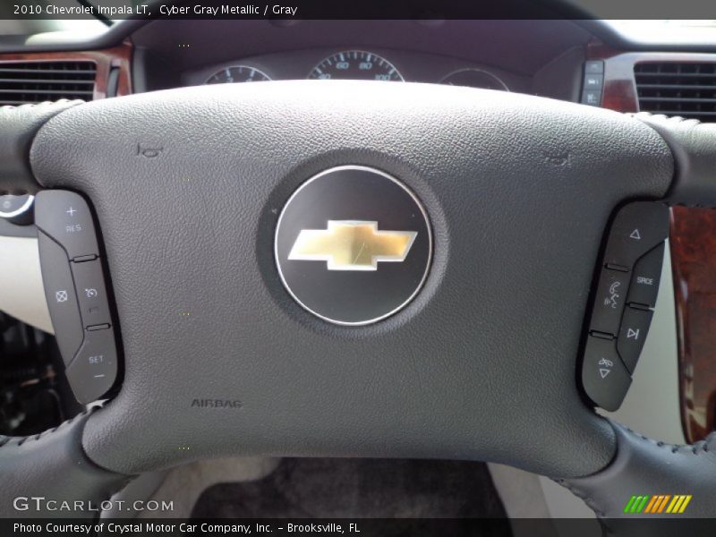 Cyber Gray Metallic / Gray 2010 Chevrolet Impala LT