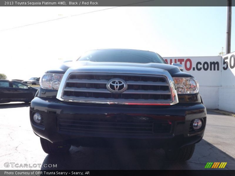 Black / Red Rock 2013 Toyota Sequoia Platinum 4WD