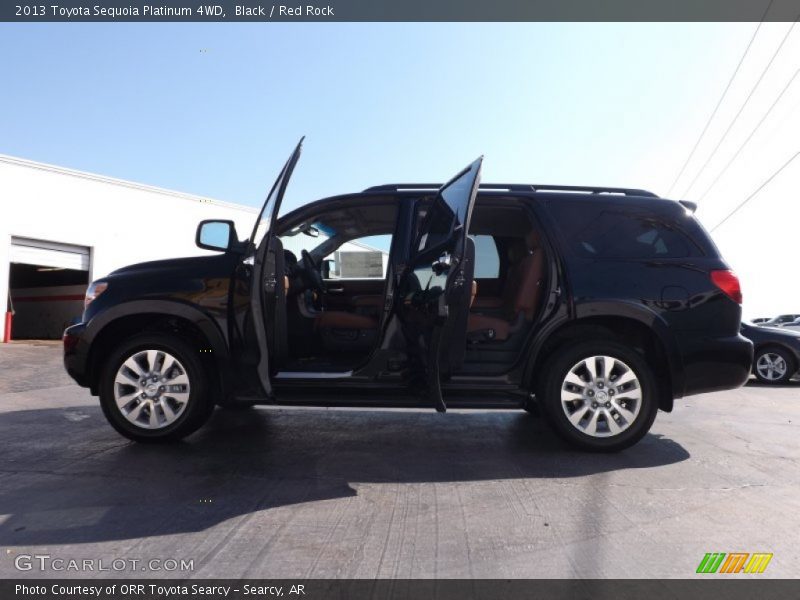 Black / Red Rock 2013 Toyota Sequoia Platinum 4WD