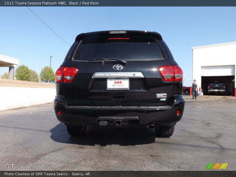 Black / Red Rock 2013 Toyota Sequoia Platinum 4WD