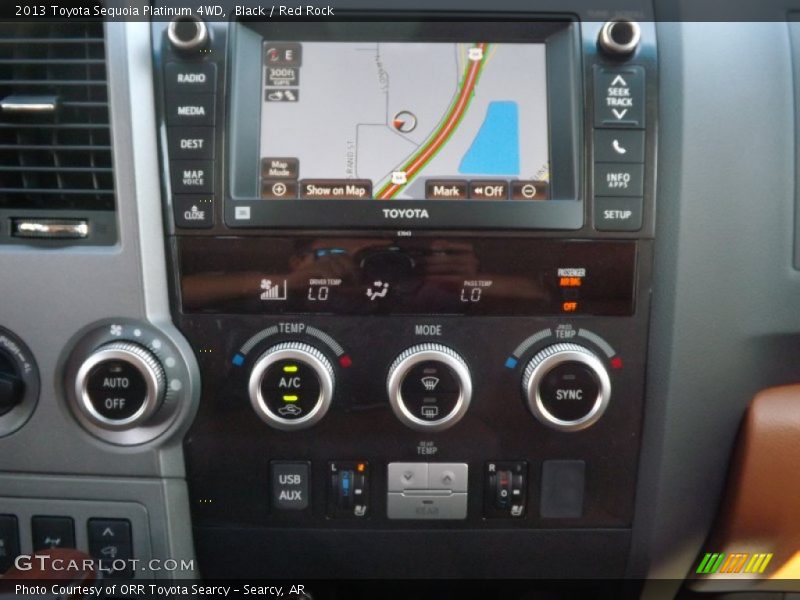 Black / Red Rock 2013 Toyota Sequoia Platinum 4WD