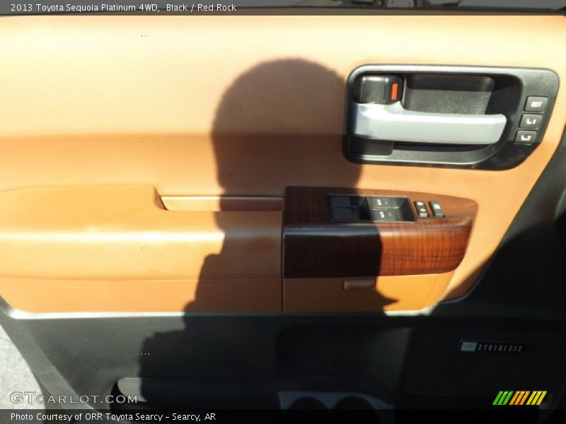 Black / Red Rock 2013 Toyota Sequoia Platinum 4WD