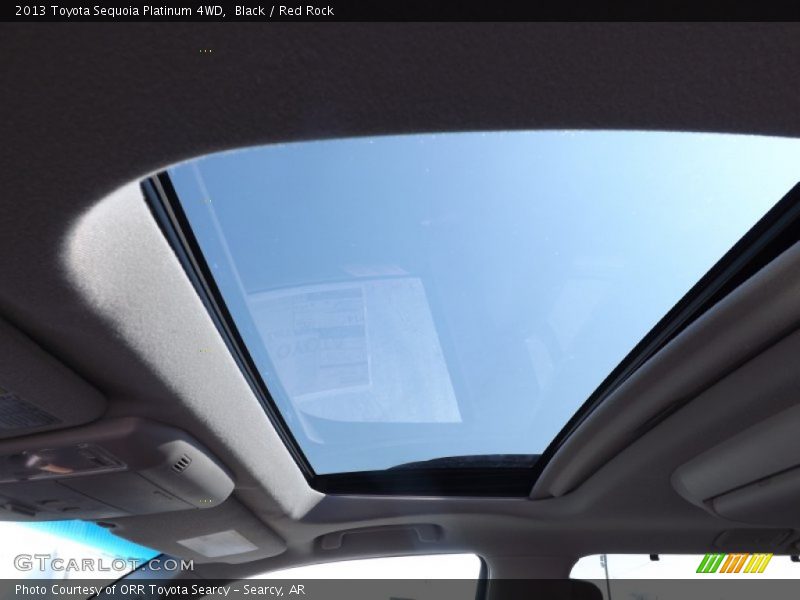 Black / Red Rock 2013 Toyota Sequoia Platinum 4WD