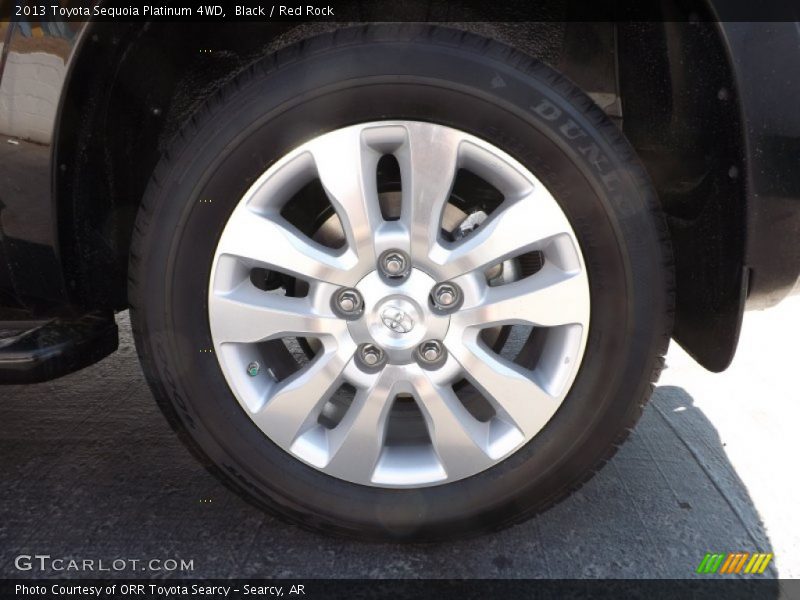 Black / Red Rock 2013 Toyota Sequoia Platinum 4WD