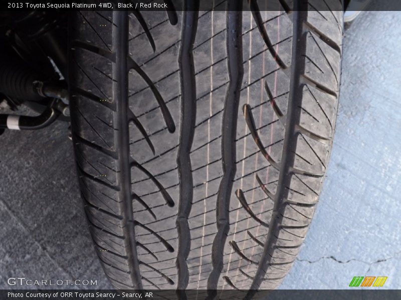 Black / Red Rock 2013 Toyota Sequoia Platinum 4WD