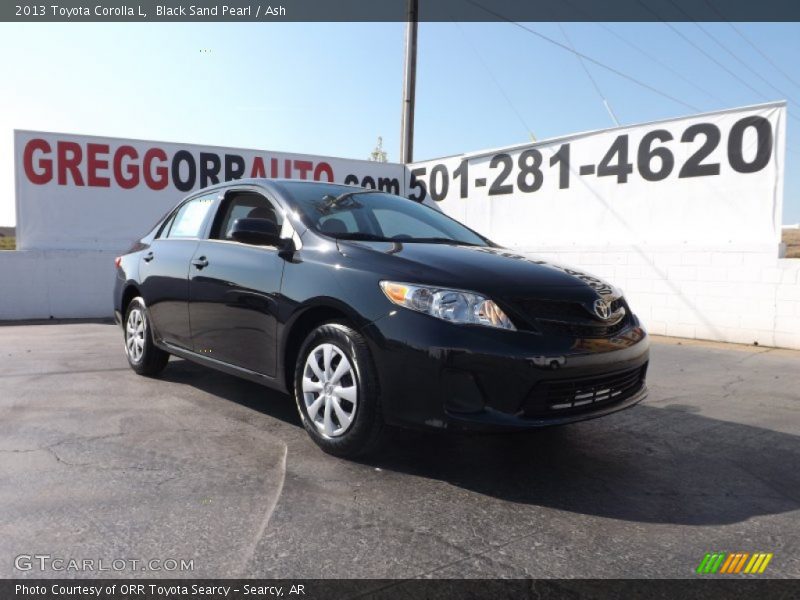 Black Sand Pearl / Ash 2013 Toyota Corolla L