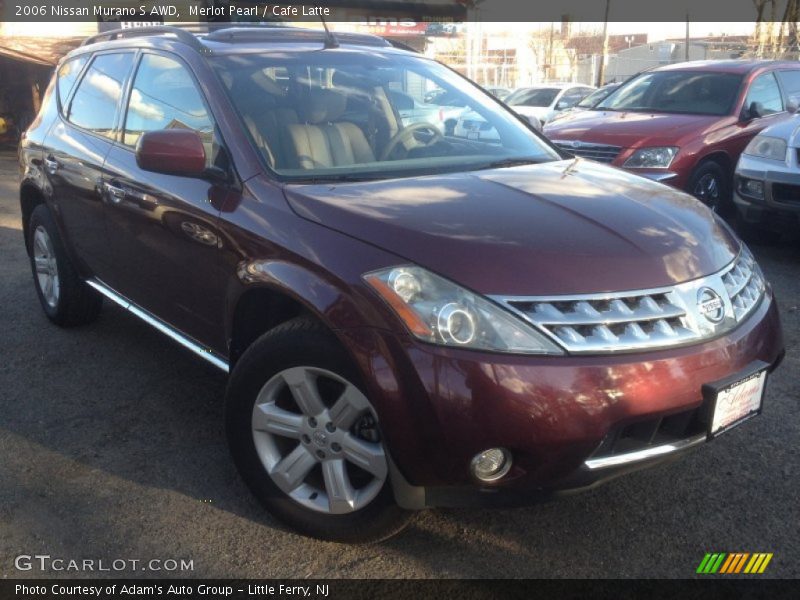 Merlot Pearl / Cafe Latte 2006 Nissan Murano S AWD