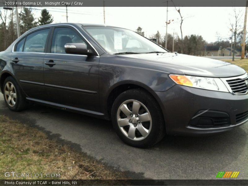 Midnight Gray / Gray 2009 Kia Optima LX