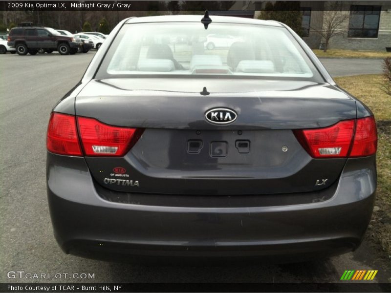 Midnight Gray / Gray 2009 Kia Optima LX