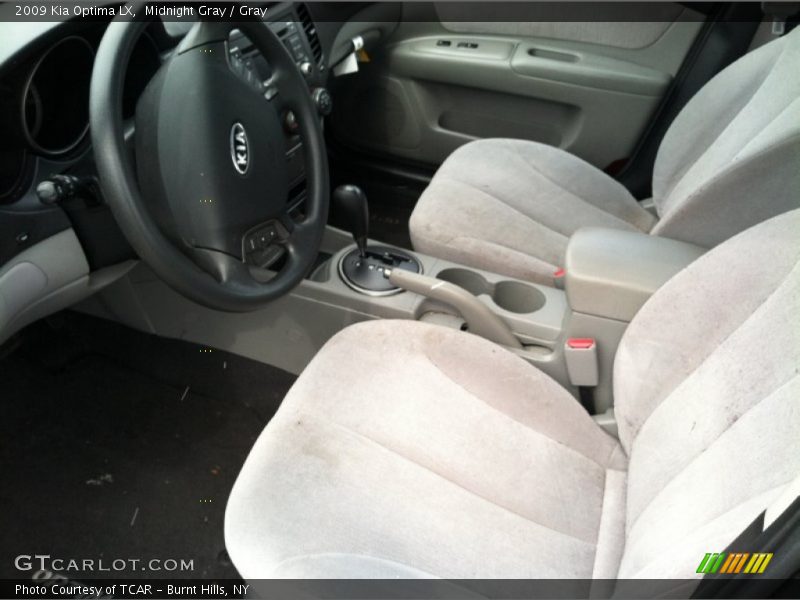 Midnight Gray / Gray 2009 Kia Optima LX