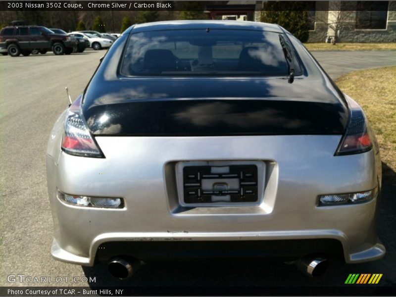 Chrome Silver / Carbon Black 2003 Nissan 350Z Coupe