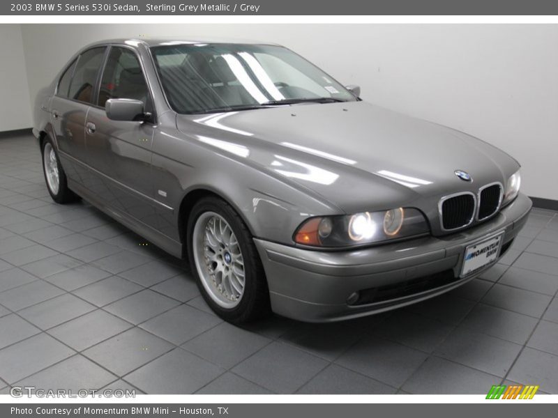 Sterling Grey Metallic / Grey 2003 BMW 5 Series 530i Sedan
