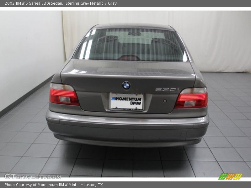 Sterling Grey Metallic / Grey 2003 BMW 5 Series 530i Sedan