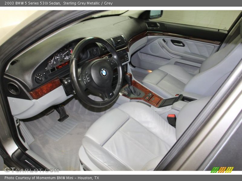 Grey Interior - 2003 5 Series 530i Sedan 