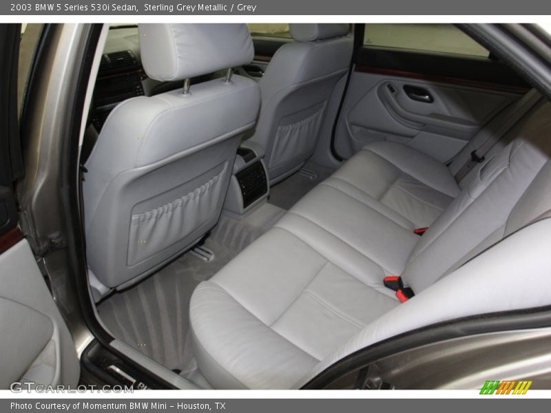 Rear Seat of 2003 5 Series 530i Sedan