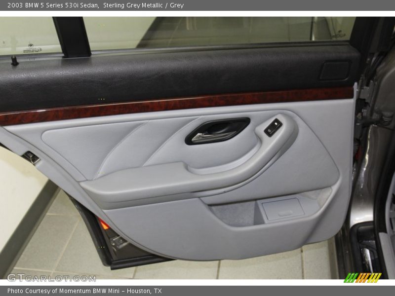 Sterling Grey Metallic / Grey 2003 BMW 5 Series 530i Sedan