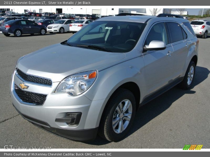 Silver Ice Metallic / Jet Black 2013 Chevrolet Equinox LT