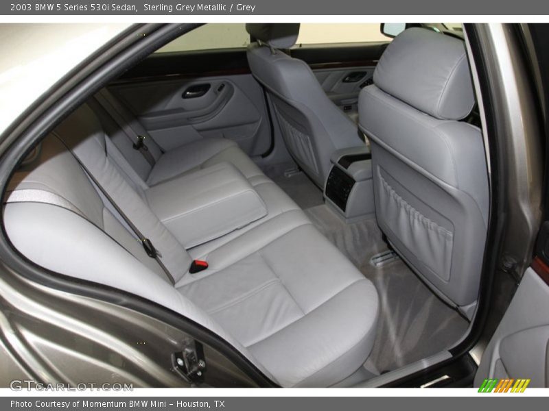 Sterling Grey Metallic / Grey 2003 BMW 5 Series 530i Sedan