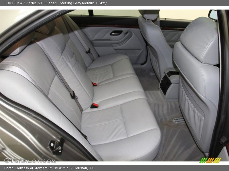 Rear Seat of 2003 5 Series 530i Sedan