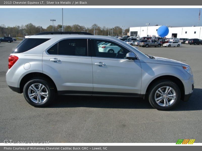 Silver Ice Metallic / Jet Black 2013 Chevrolet Equinox LT