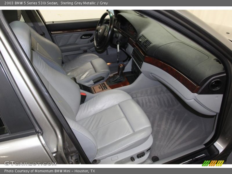 Sterling Grey Metallic / Grey 2003 BMW 5 Series 530i Sedan