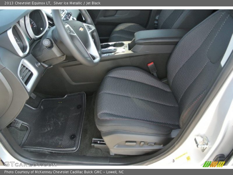 Silver Ice Metallic / Jet Black 2013 Chevrolet Equinox LT
