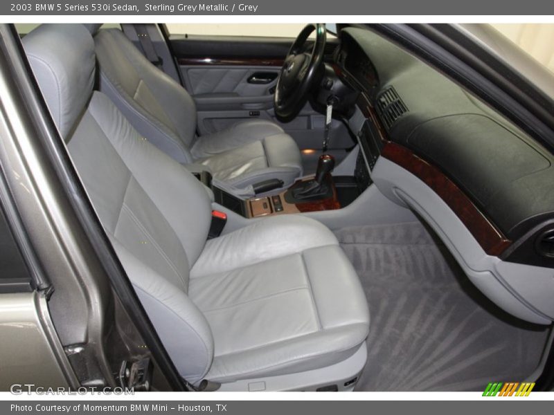 Sterling Grey Metallic / Grey 2003 BMW 5 Series 530i Sedan