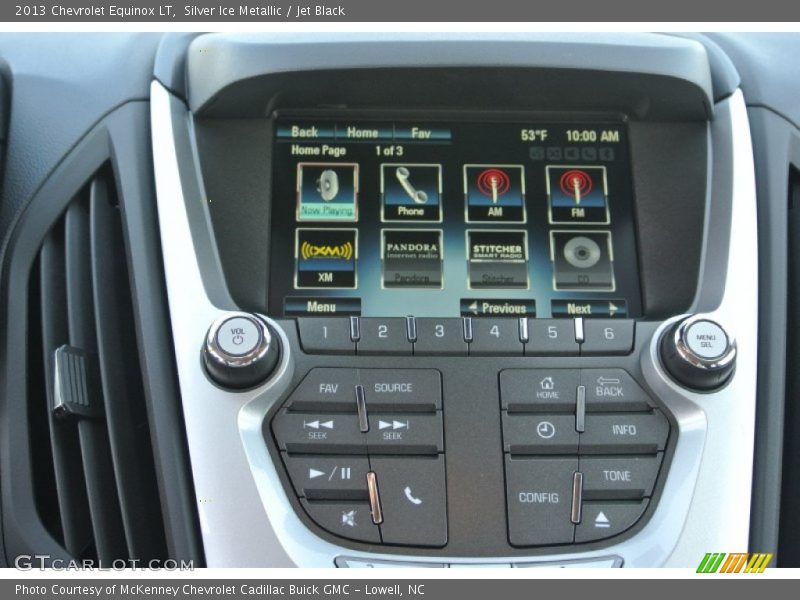Silver Ice Metallic / Jet Black 2013 Chevrolet Equinox LT
