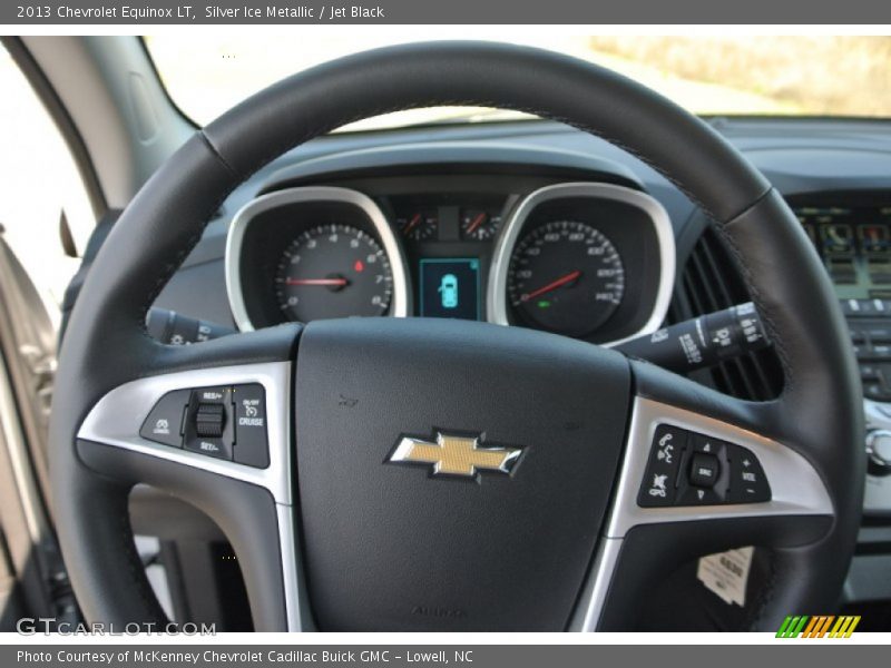 Silver Ice Metallic / Jet Black 2013 Chevrolet Equinox LT