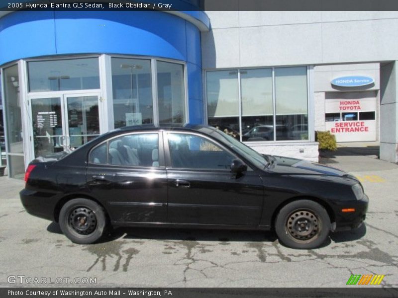 Black Obsidian / Gray 2005 Hyundai Elantra GLS Sedan