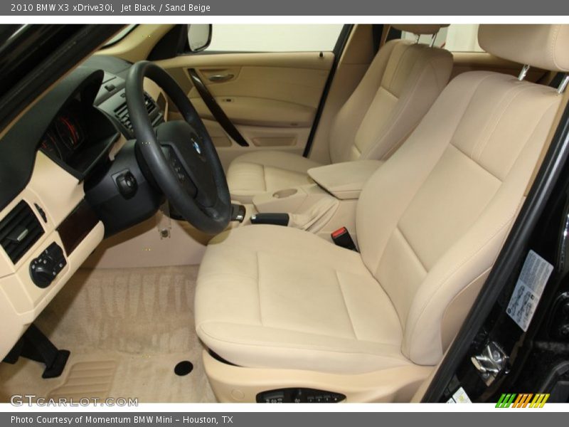 Jet Black / Sand Beige 2010 BMW X3 xDrive30i