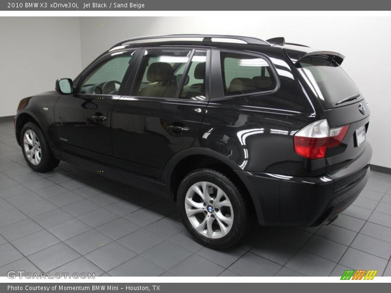 Jet Black / Sand Beige 2010 BMW X3 xDrive30i